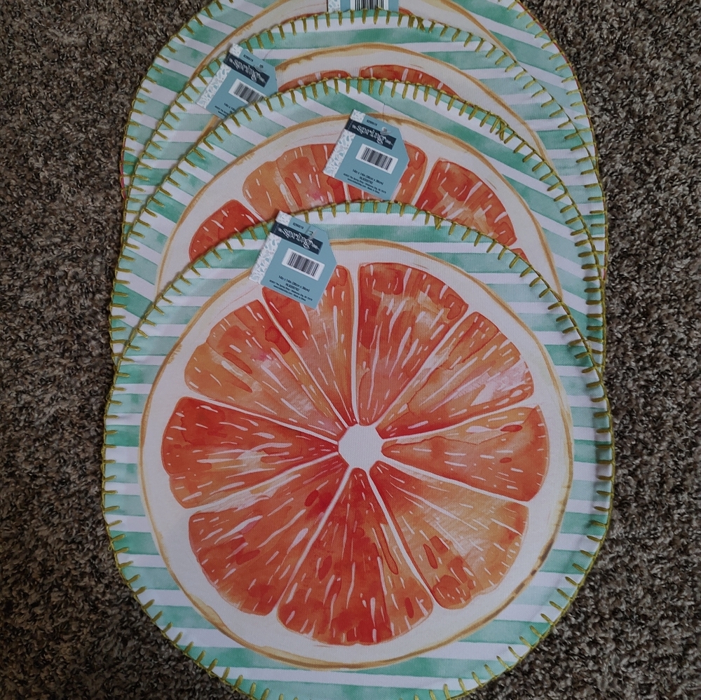 The Spring Shop Orange Slice Placemats